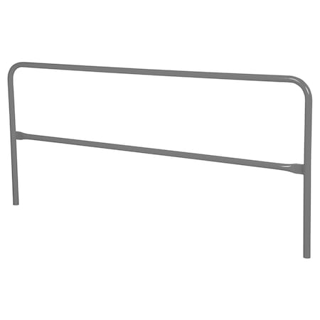 Vestil STEEL PIPE SAFETY RAILING 96 IN LENGTH GRAY VDKR-8-GYSG
